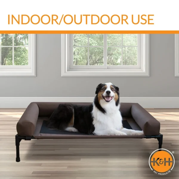 K&H Original Bolster Elevated Pet Bed, Large (42"x30"x7") - Image 10
