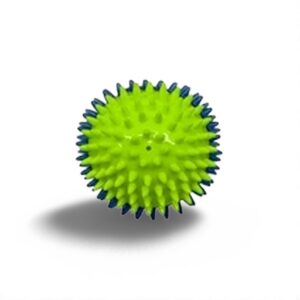 Nerf Dog LED Light Up Dental Spikes Squeak Ball Dog Toy, 2.7 inches