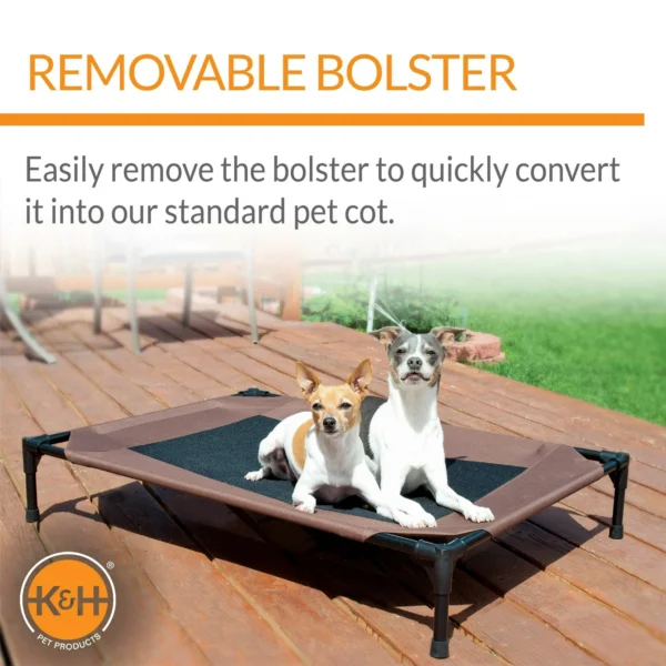 K&H Original Bolster Elevated Pet Bed, Large (42"x30"x7") - Image 8