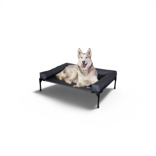 K&H Original Bolster Elevated Pet Bed, Large (42"x30"x7")