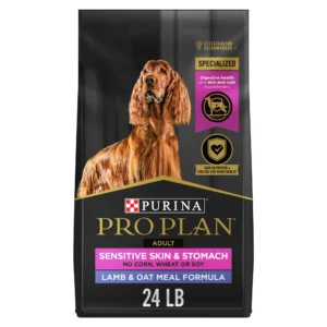 Purina Pro Plan Sensitive Skin & Stomach Formula Lamb & Oat Meal Formula Dry Dog Food