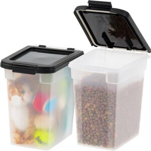 IRIS USA Airtight Dog Food Storage Containers – 10 lbs, 2-Pack
