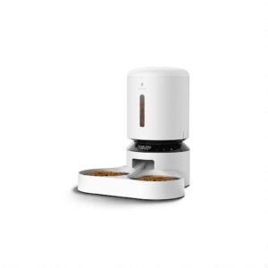 PETLIBRO 5L Automatic Cat Feeder for Two Cats – Dual Stainless Bowls, Meal Call, Timer, 6 Meals/Day
